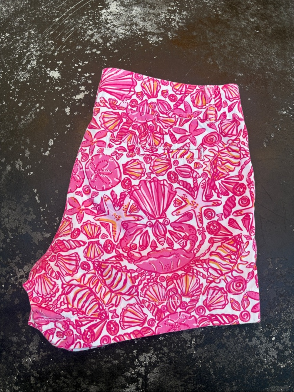Lilly Pulitzer Women’s Pink Seashell Print Strapless Bandeau Top size 4